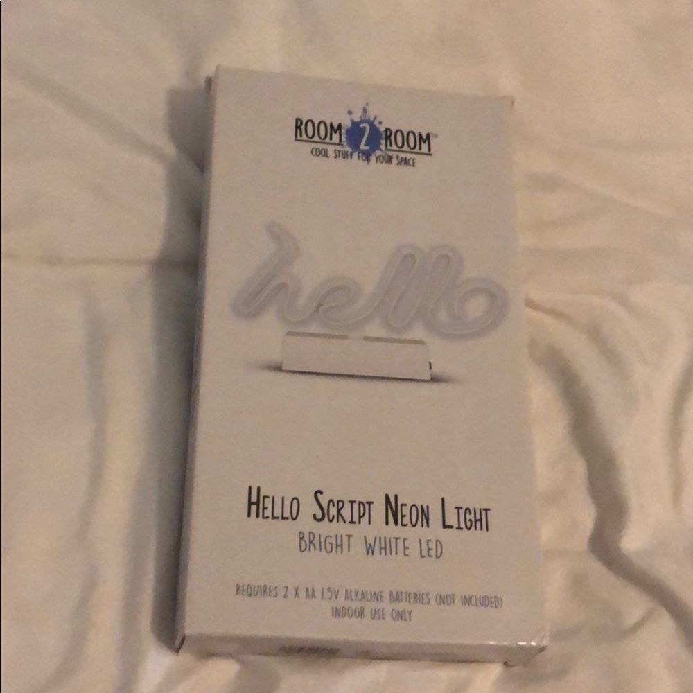 ⚡️LED Hello sign
